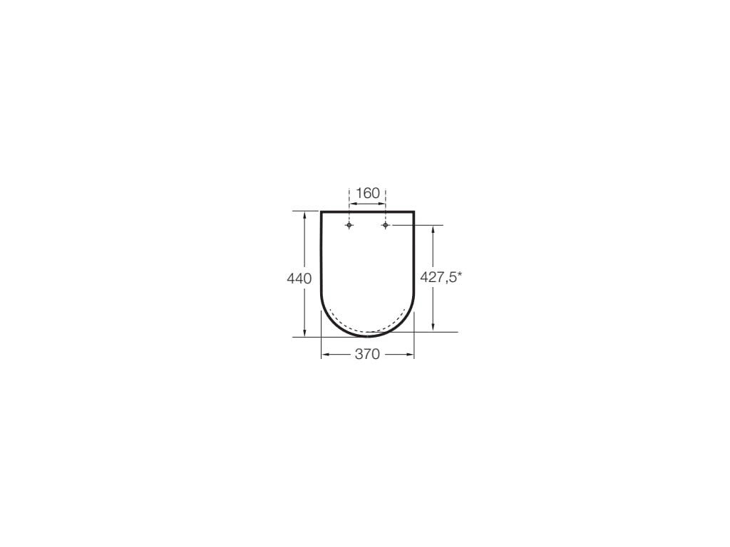 Roca - Tapa y asiento para inodoro Carmen A801B5200B - BricoandPool