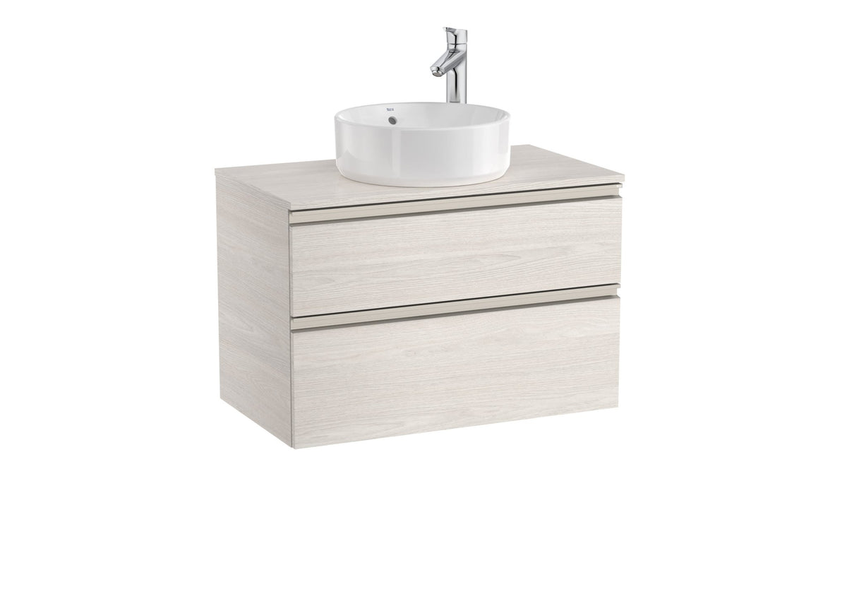 Roca - The Gap Mueble base de dos cajones para lavabo de sobre encimera - BricoandPool