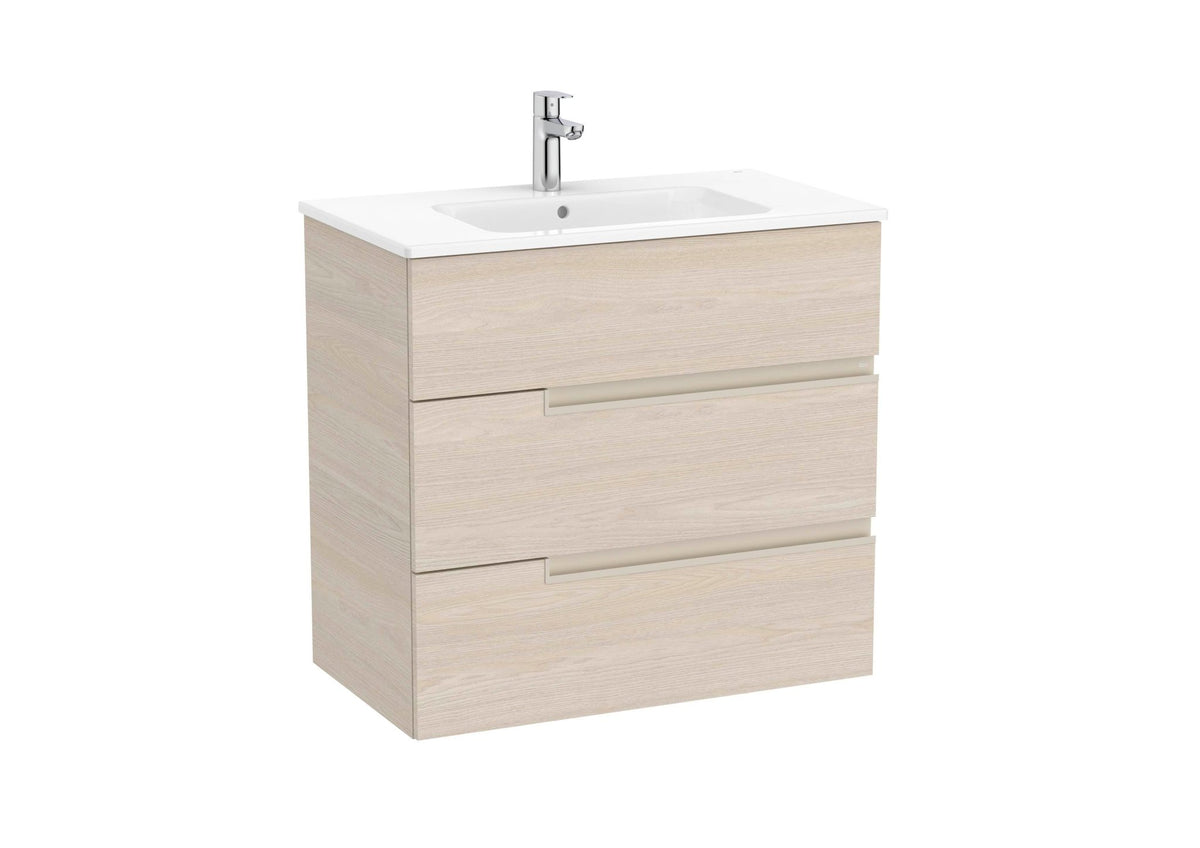 Roca - Victoria - N Mueble base Unik de tres cajones y lavabo - BricoandPool
