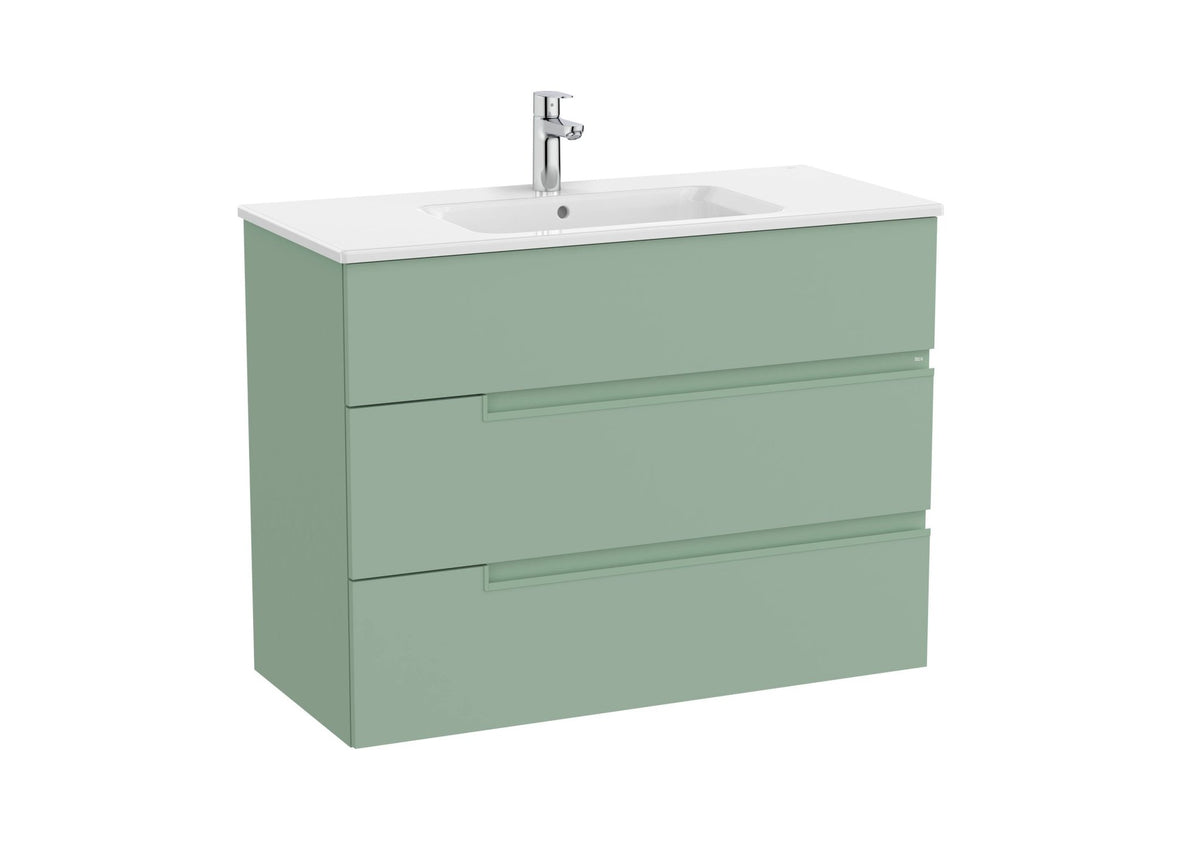 Roca - Victoria - N Mueble base Unik de tres cajones y lavabo - BricoandPool