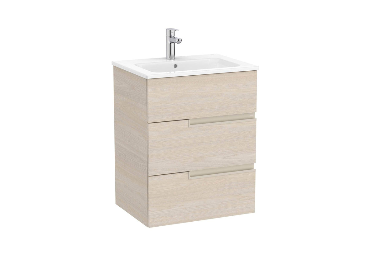 Roca - Victoria - N Mueble base Unik de tres cajones y lavabo - BricoandPool